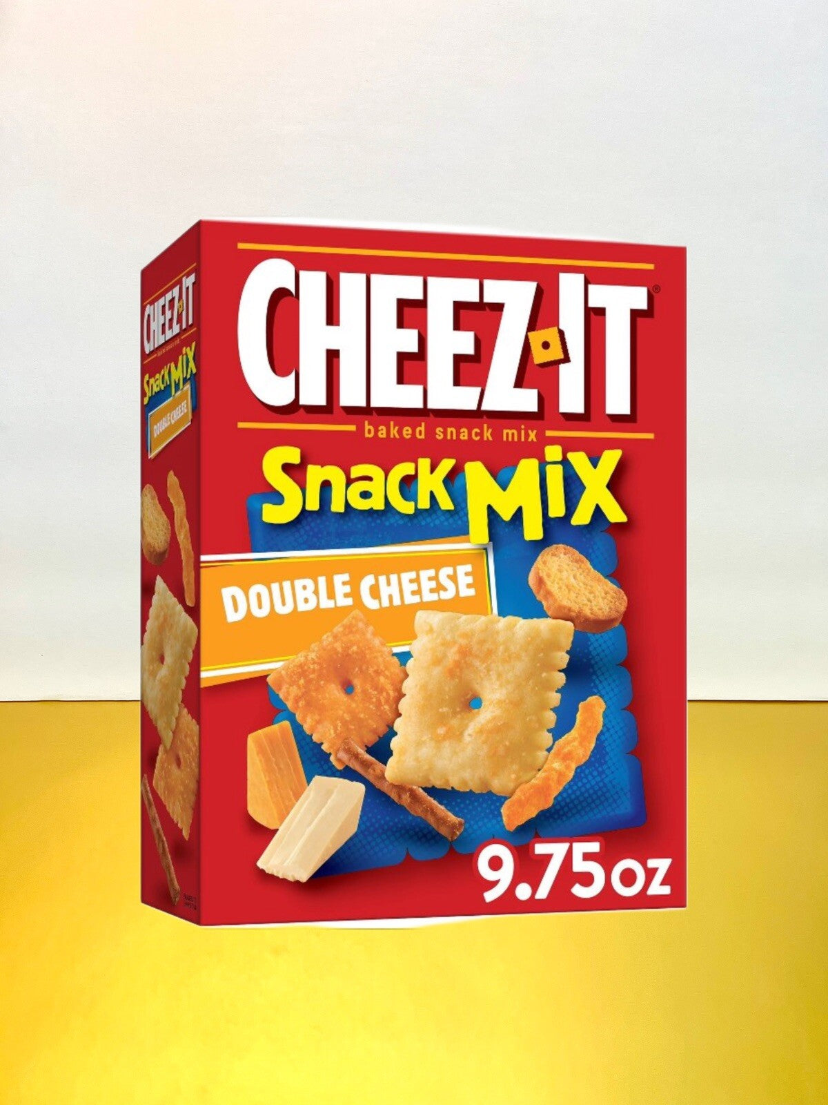 〽️ New Exclusive Cheez-It Snack Mix Double Cheese Baked Crackers Box 9.75oz