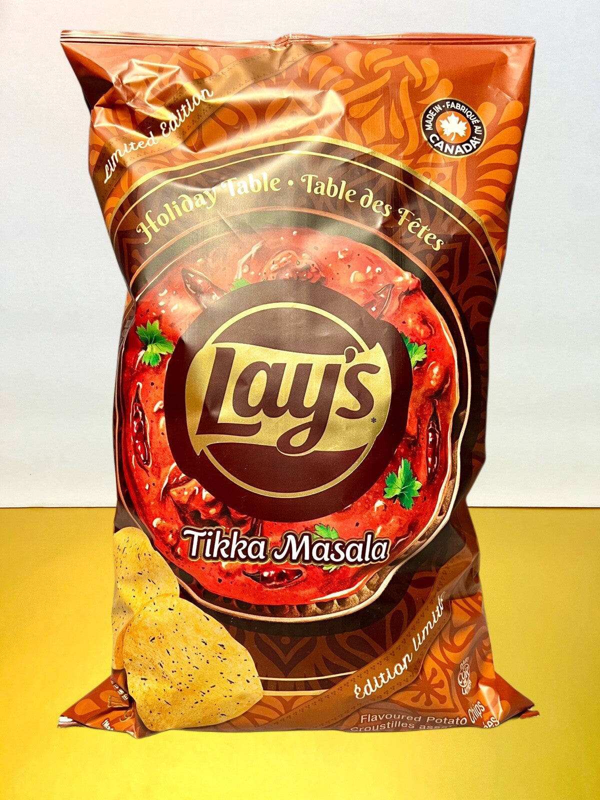 〽️New Canada Limited Edition LAYS Tikka Masala Indian Style Potato Chips 8oz