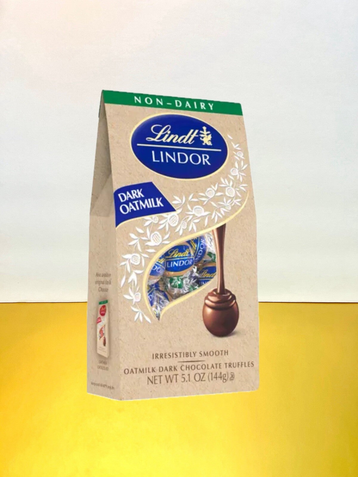 〽️ New Exclusive Lindt Lindor Non Dairy Dark Oatmilk Chocolate Truffle 5.1oz