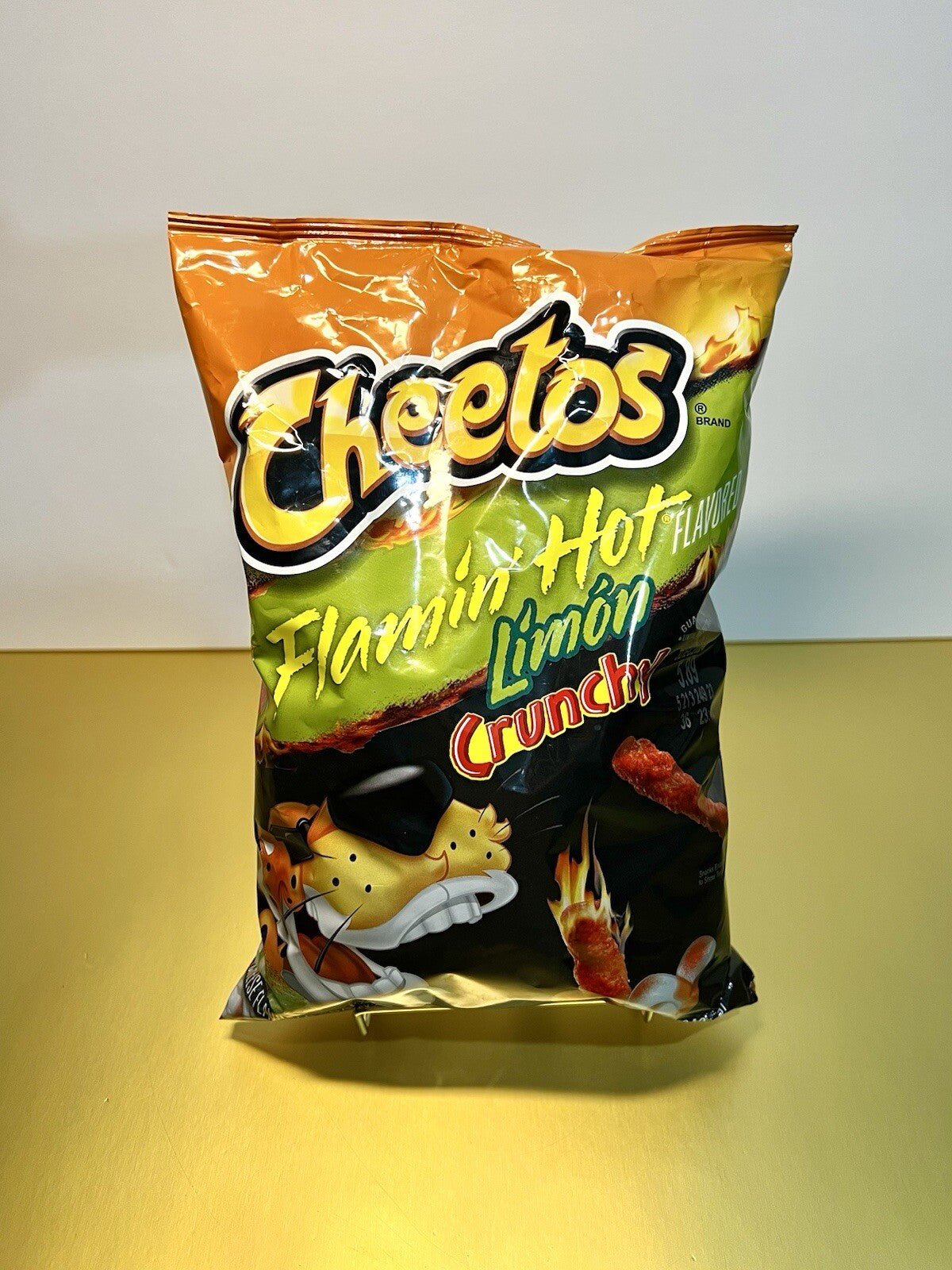 〽️ New Limited Cheetos Flamin Hot Limón Lime Cheese Cheddar Crunchy Bag 8.5oz
