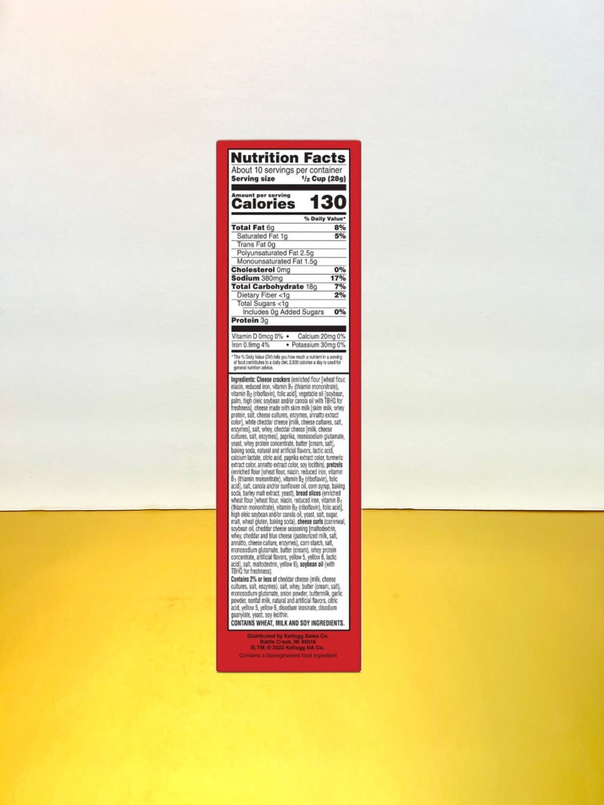 〽️ New Exclusive Cheez-It Snack Mix Double Cheese Baked Crackers Box 9.75oz