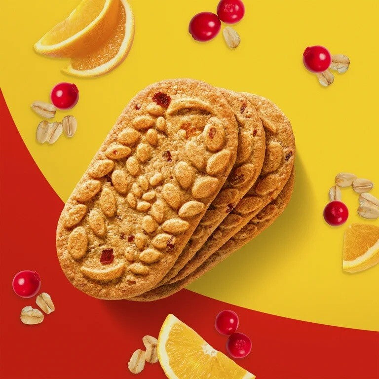 〽️ New Belvita Breakfast Crunchy Cranberry Orange Biscuits 8.8oz (5-Pack)