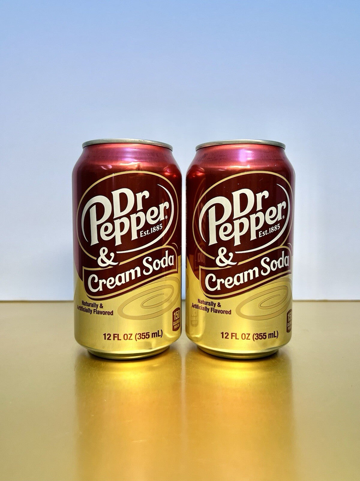 〽️New Limited Edition Dr Pepper Cream Smooth Soda (2 Cans)