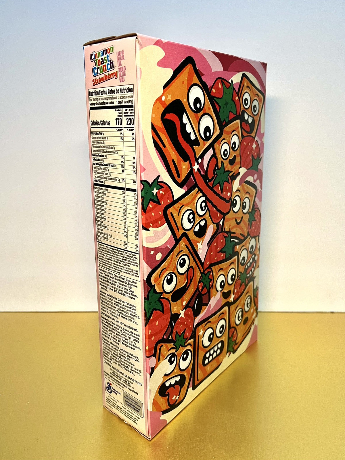🔵 New Limited Edition Cinnamon Toast Crunch Strawberry Flavor Cereal 18.8oz