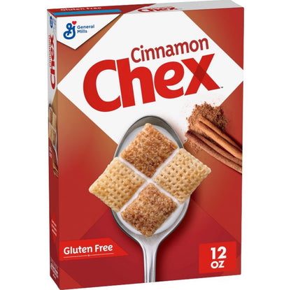 〽️ New Exclusive Chex Cinnamon Gluten Free Breakfast Cereal Box 12oz