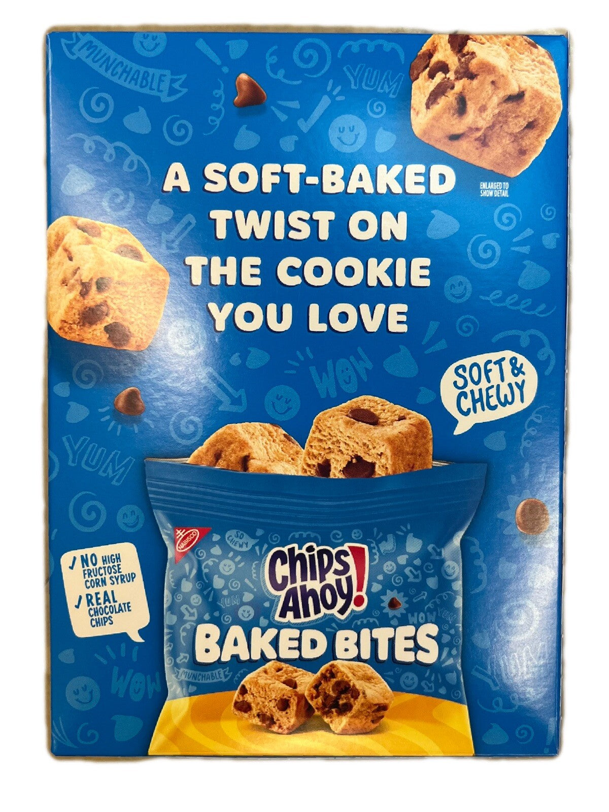 ⚪️ New Chips Ahoy Baked Bites Blondie Chocolate Chewy Soft Tiny Bite Size 7.5oz
