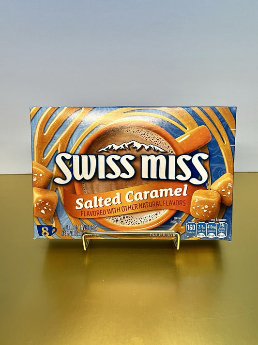 🟣New Limited Edition Swiss Miss Salted Caramel Hot Cocoa Mix Box 11.04oz