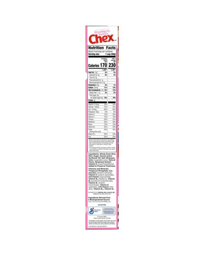 〽️ New Exclusive Chex Strawberry Vanilla Gluten Free Breakfast Cereal Box 12.4oz