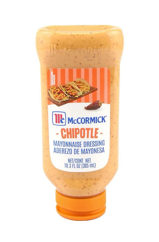 ⚫️ New Exclusive McCormick CHIPOTLE Mayonnaise Mayonesa Bottle 10.3 FL Oz