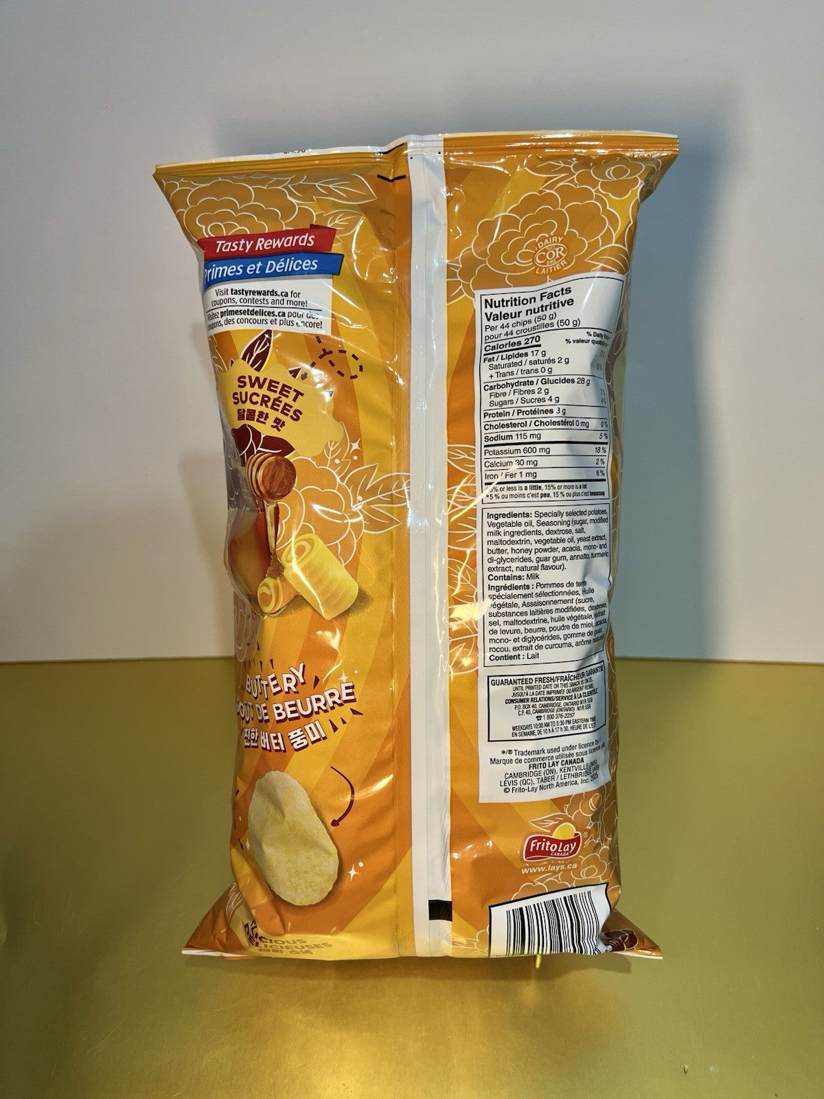 🇨🇦 New Limited Edition Inspired Korea Lays Honey Butter Sweet Potato Chips 8oz