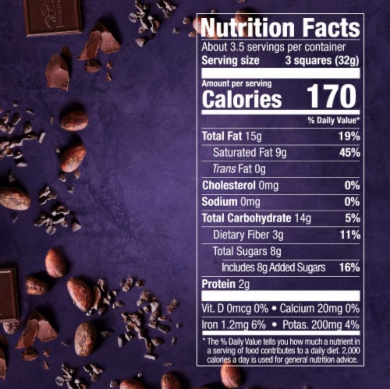 🟠 New Exclusive Ghirardelli Squares Dark Chocolate Intense 72% Cacao 4.1oz