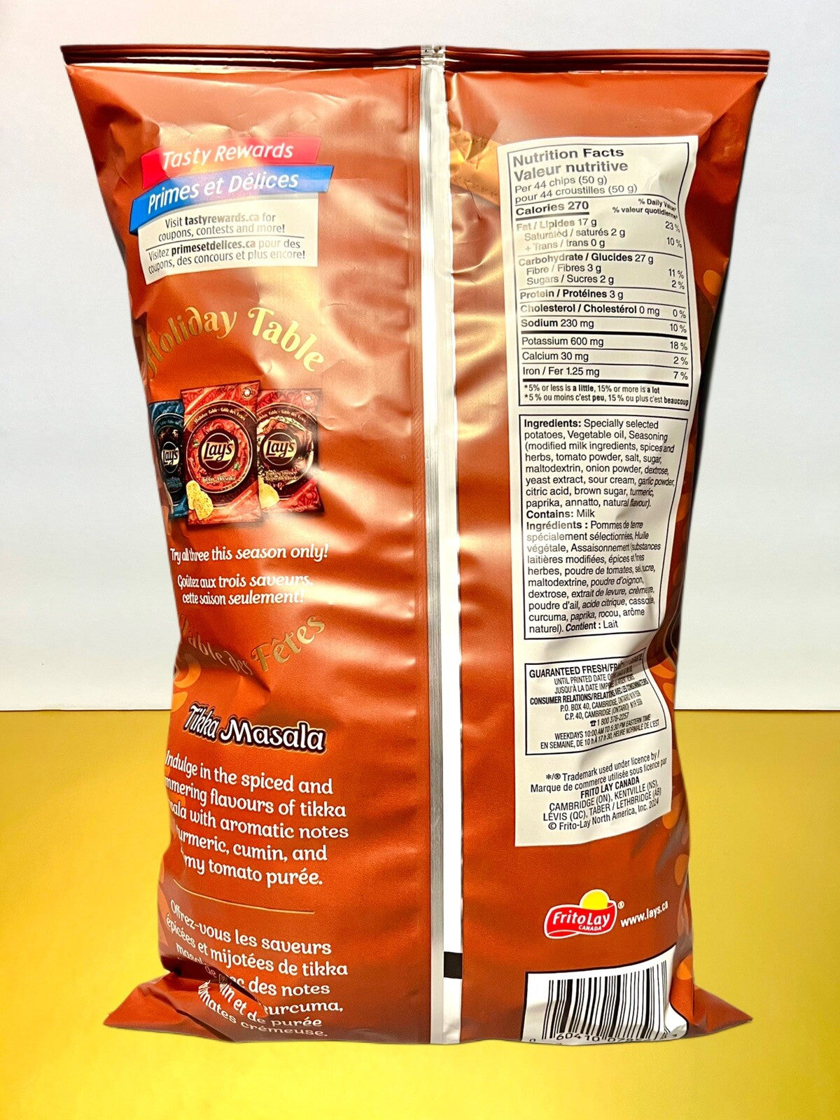 〽️New Canada Limited Edition LAYS Tikka Masala Indian Style Potato Chips 8oz
