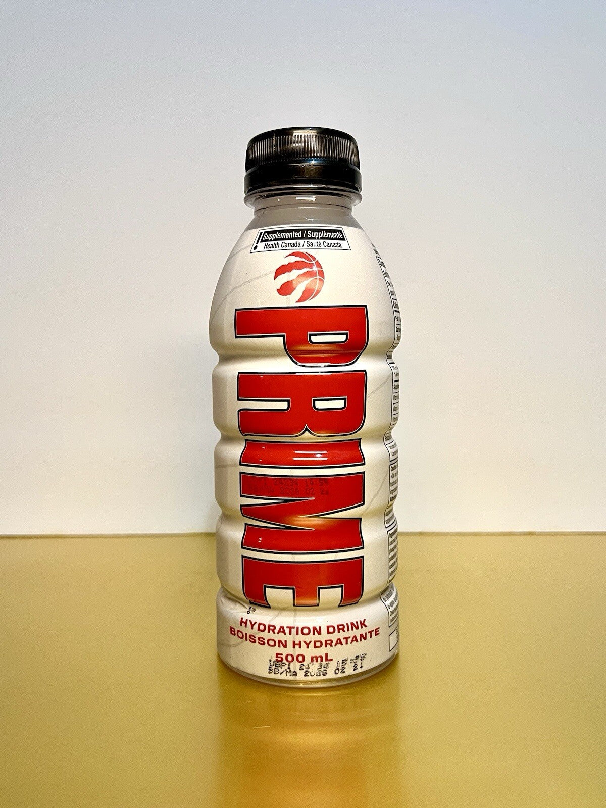 🇨🇦New Exclusive White & Red Toronto Raptors PRIME Hydration Bottle Drink 500ml