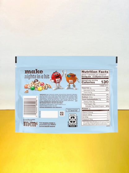 ⚫️ New Exclusive Sharing Size M&Ms Crunchy Cookie Chocolate Flavored Bag 7.40oz