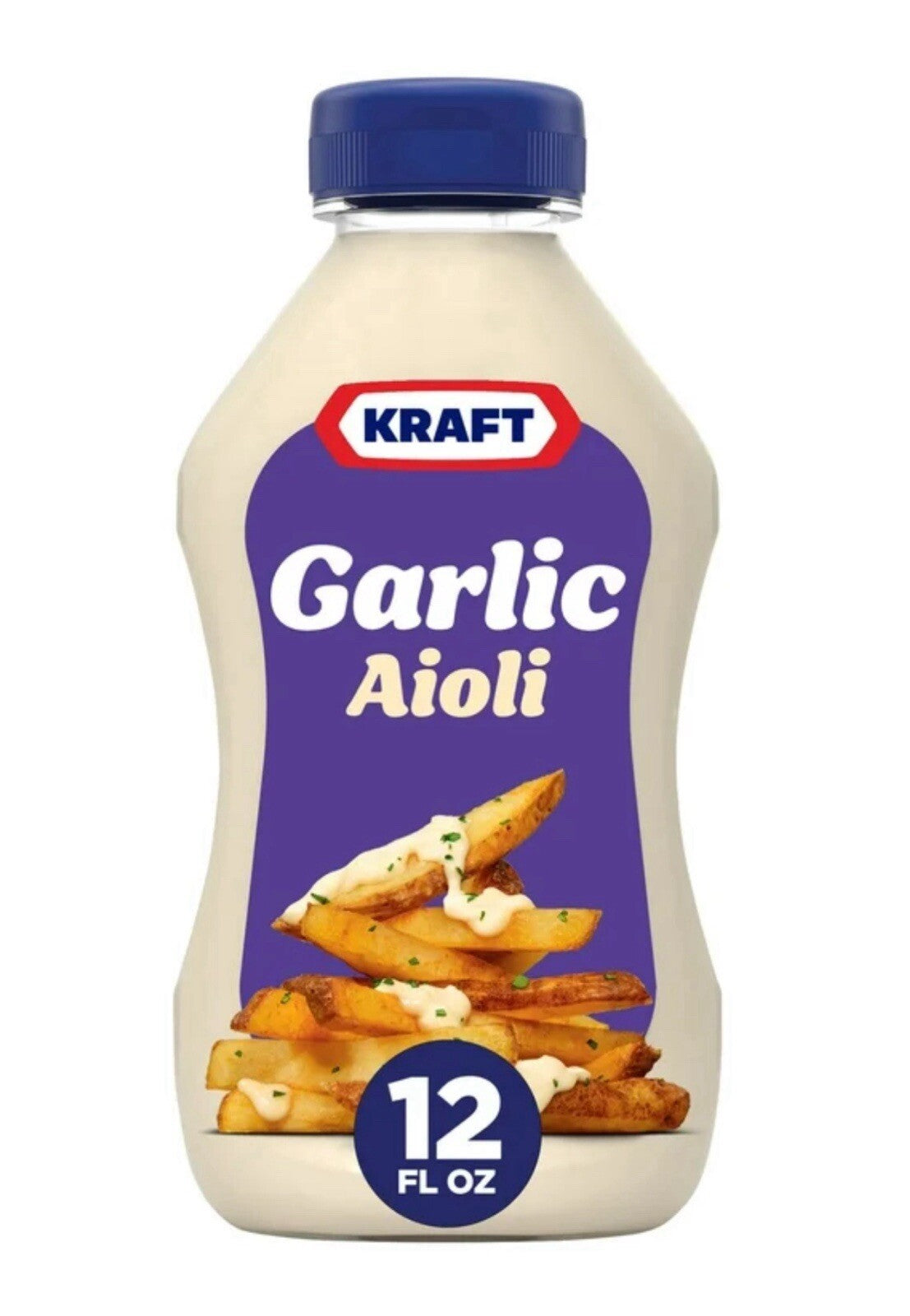 〽️ New Exclusive Kraft Garlic Aioli Dressing Sauce Bottle 12oz