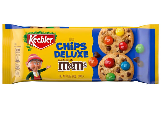 ⚫️ New Exclusive Keebler M&Ms Chips Deluxe Chunky Chocolate Cookies 9.75oz