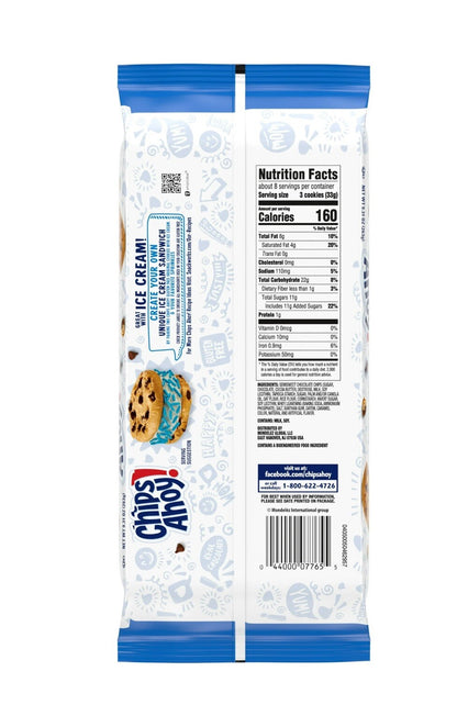 🟡 New Nabisco CHIPS AHOY! CHEWY Chocolate Chip Gluten Free Cookies 13oz