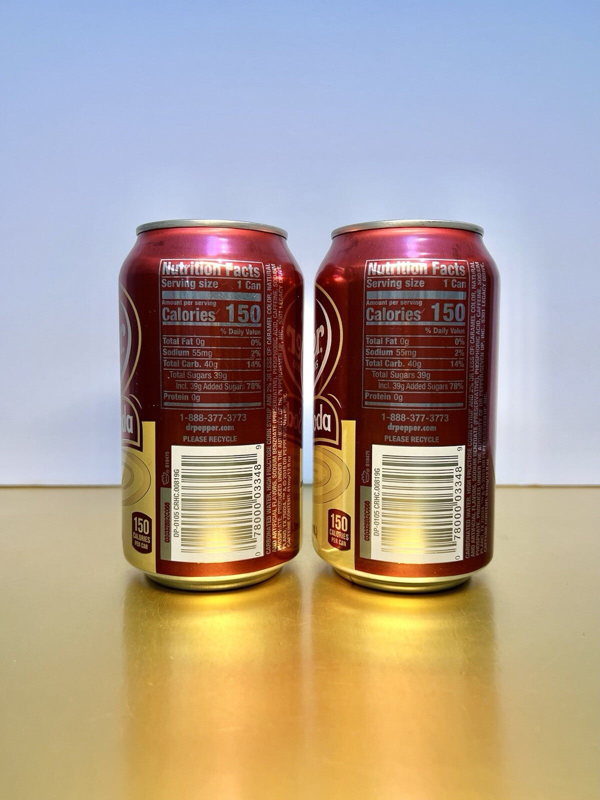 〽️New Limited Edition Dr Pepper Cream Smooth Soda (2 Cans)
