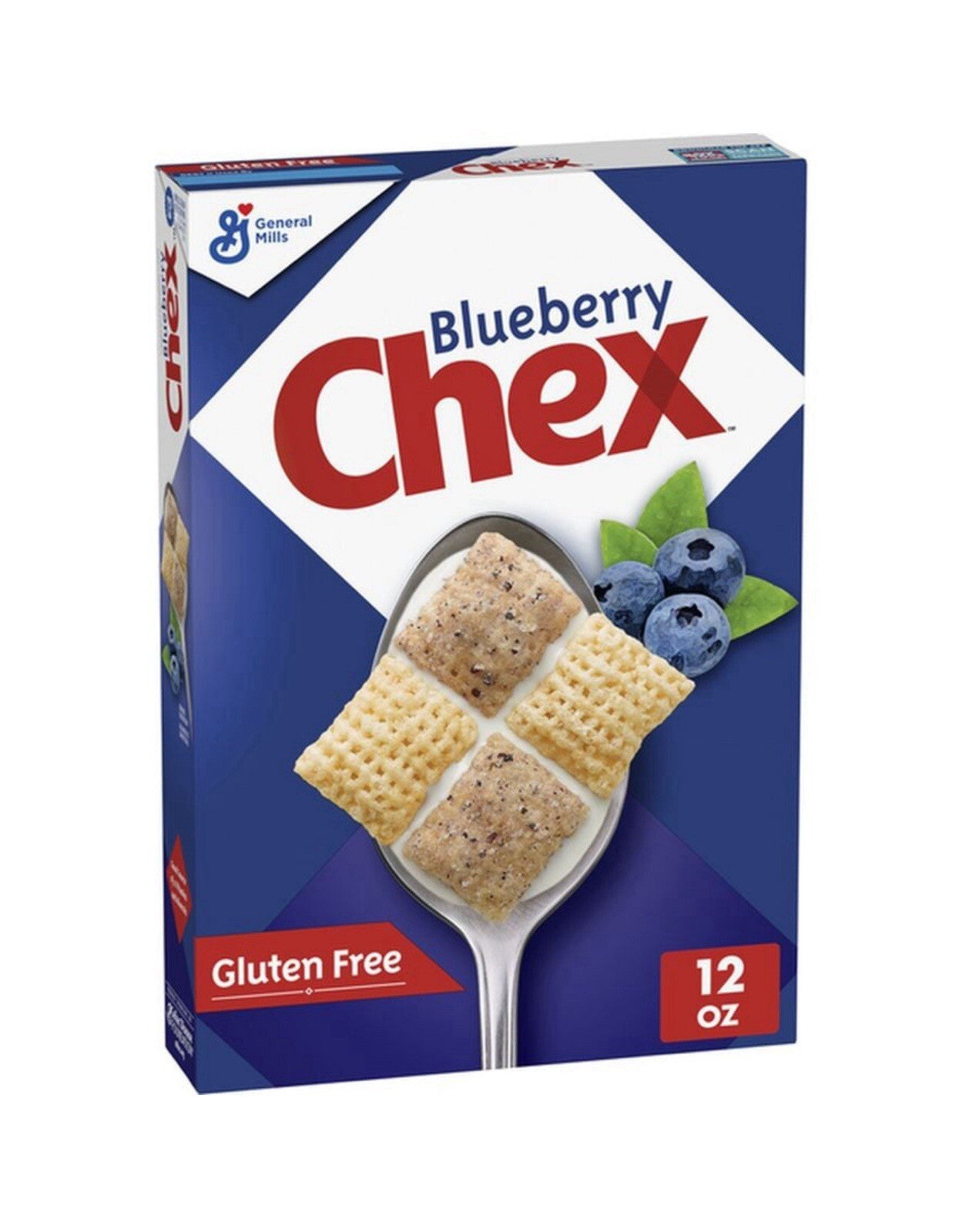 〽️ New Exclusive Chex Blueberry  Fruit Gluten Free Breakfast Cereal Box 12.4oz