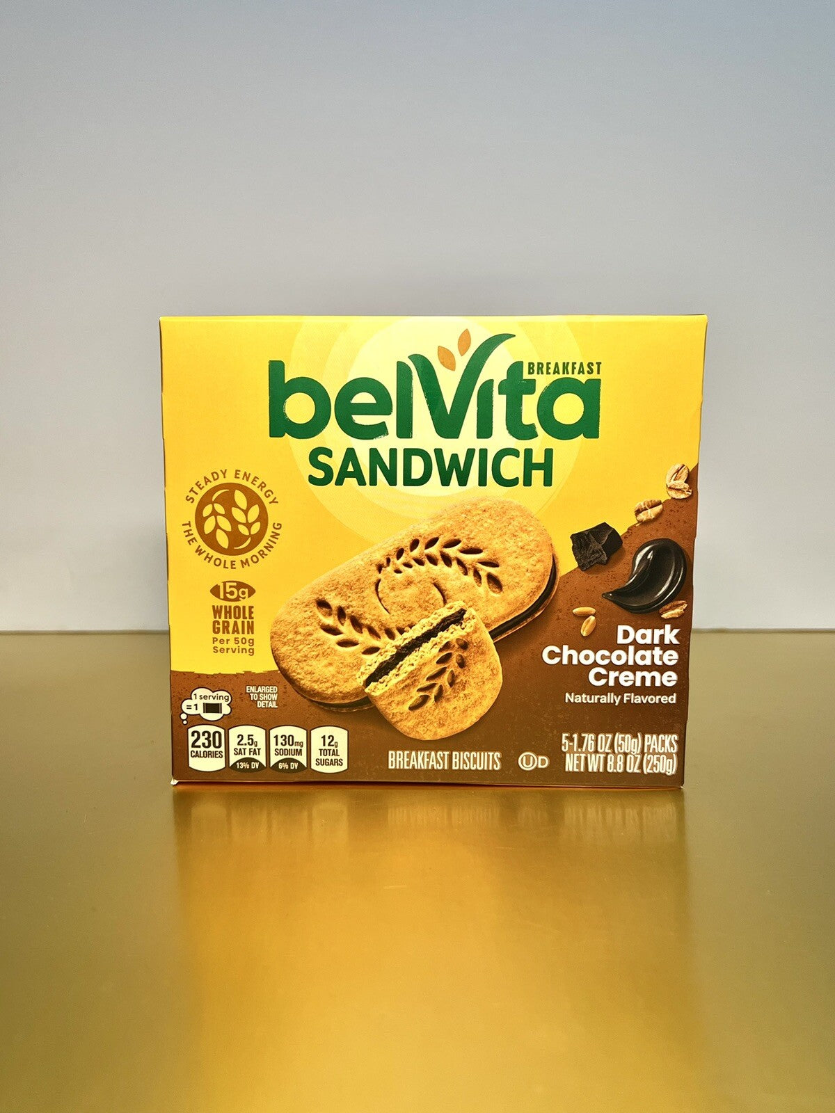 〽️ New Exclusive BelVita Dark Chocolate Creme Breakfast Biscuits 8.8oz (5-Pack)