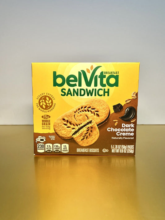 〽️ New Exclusive BelVita Dark Chocolate Creme Breakfast Biscuits 8.8oz (5-Pack)
