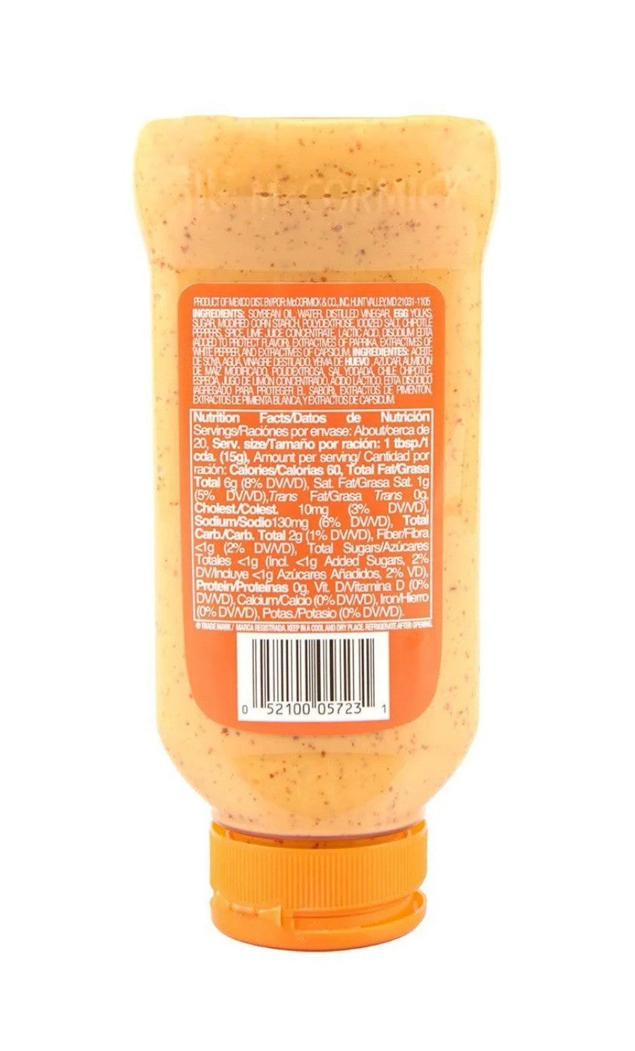 ⚫️ New Exclusive McCormick CHIPOTLE Mayonnaise Mayonesa Bottle 10.3 FL Oz