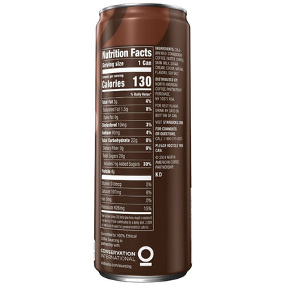 🟠 New Starbucks Chocolate Cream Cold Brew Premium Coffee Drink 11FL (1 Can)