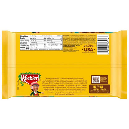 ⚫️ New Keebler Coconut Dreams Crunchy Elf Baked Chocolate Cookies 8.5oz