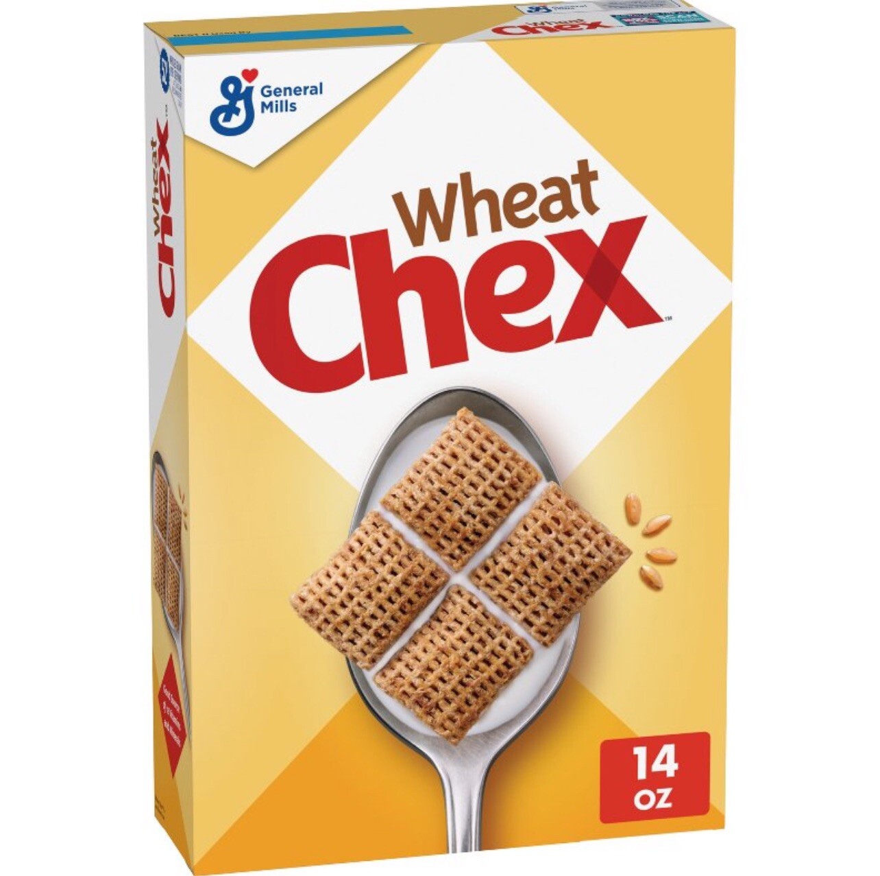 〽️ New Exclusive Chex Wheat Grain Gluten Free Breakfast Cereal Box 14oz