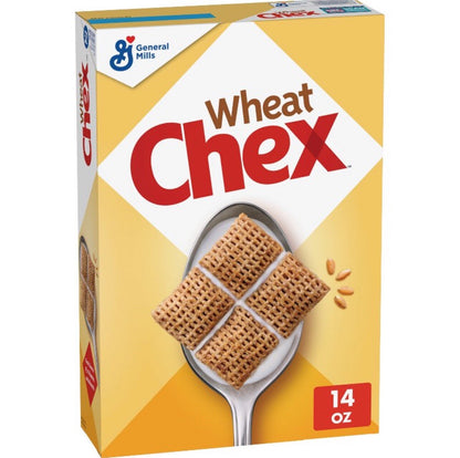 〽️ New Exclusive Chex Wheat Grain Gluten Free Breakfast Cereal Box 14oz