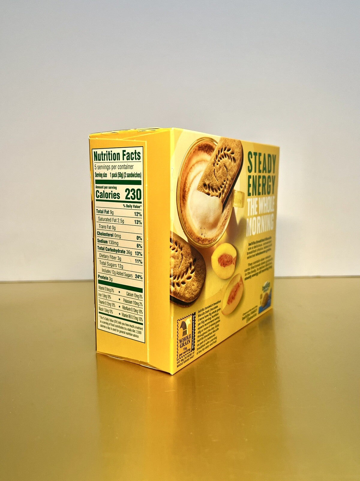〽️ New Exclusive BelVita Dark Chocolate Creme Breakfast Biscuits 8.8oz (5-Pack)