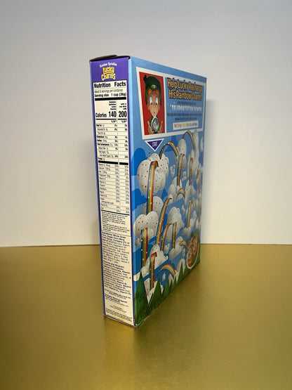 🟡New Limited Lucky Charms Rainbow Sprinkle Birthday Cake Confetti Cereal 10.9oz