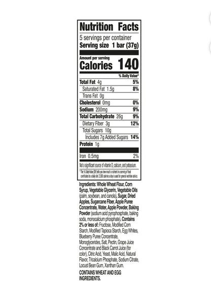 🔵 New Mott's Soft Baked Strawberry Real Fruits Snack Fiber Chewy Bars 6.55oz