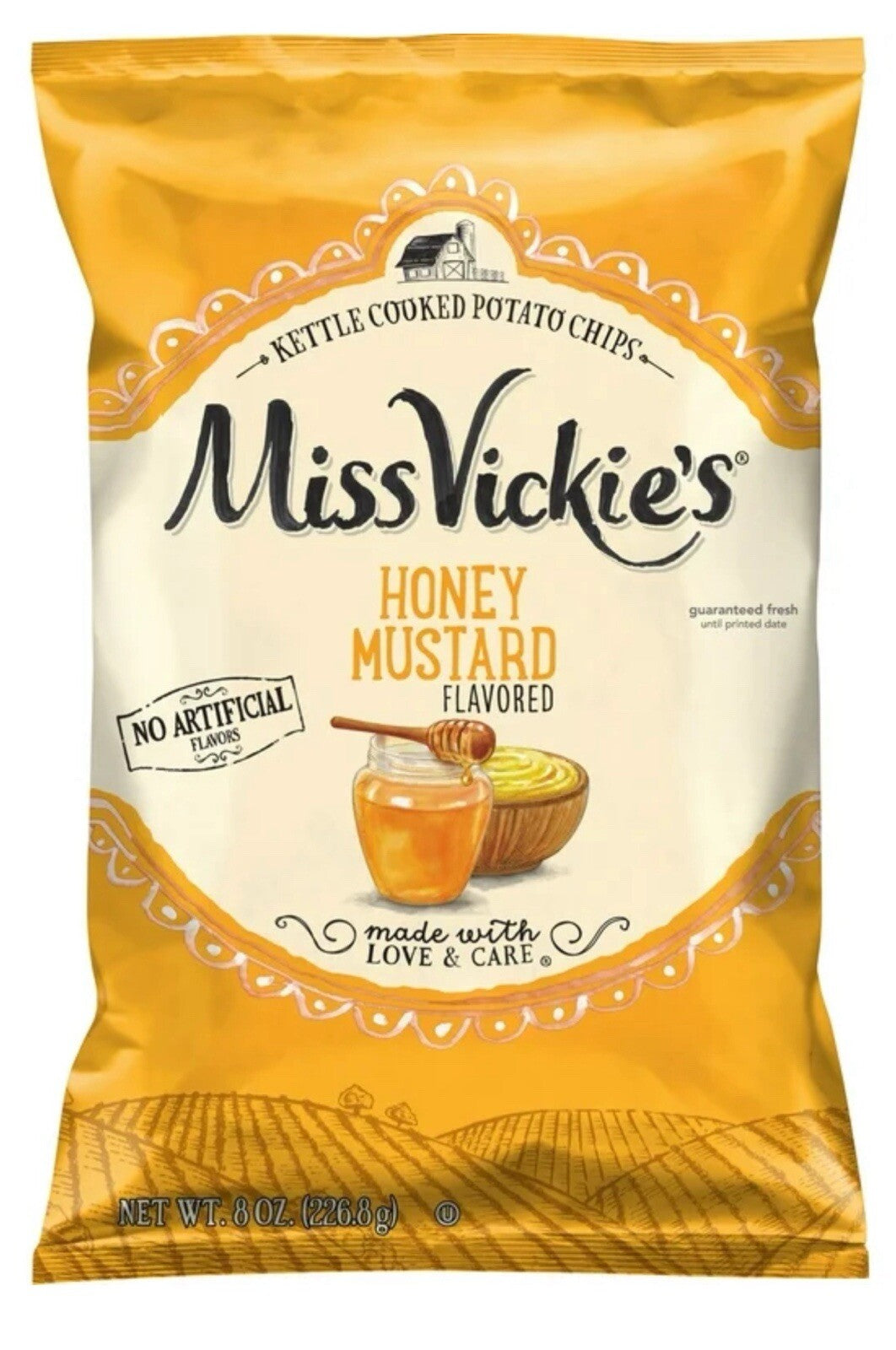🟠 New Limited Edition Miss Vickies Honey Mustard Sweet Spicy Kettle Chips 8oz