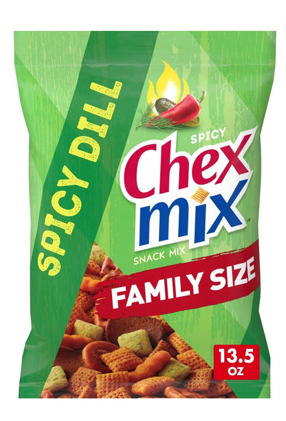 🔵 New Exclusive Chex Mix Spicy Dill Pickle Blend Whole Pieces Mix Bag 13.5oz