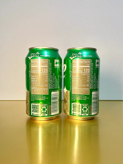 New Limited Edition Rare Sprite Vanilla Frost Lemon Lime Soda 12floz (2 Cans)