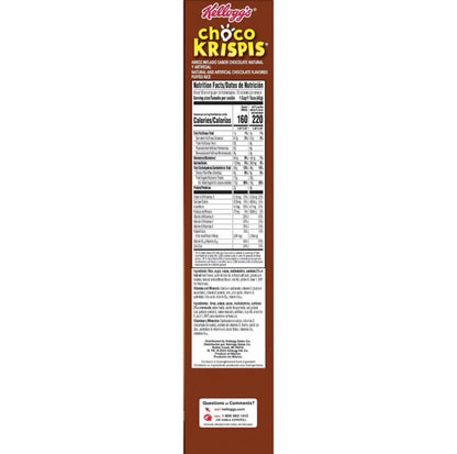 🔵 New Kellogg's Choco Krispies Original Chocolate Breakfast Cereal Box 23.3oz