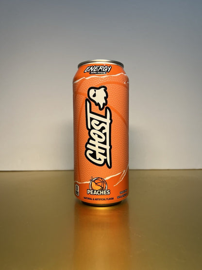 🔵 New Limited Edition GHOST Peaches Caffeine Zero Sugar Energy (1 Can Only)