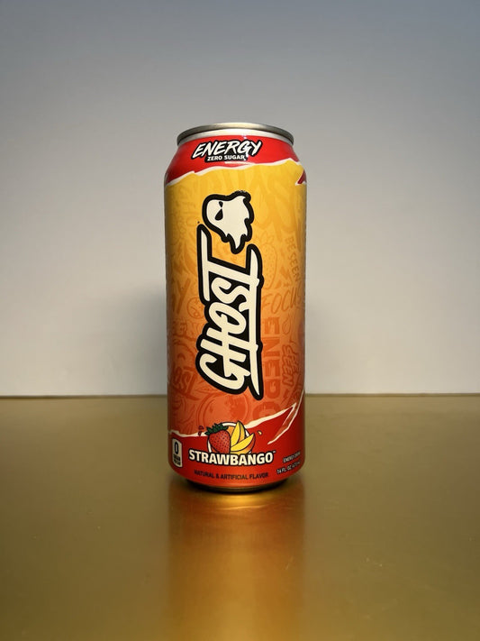 🔥New Limited Edition GHOST Strawbango Margarita Zero Sugar Energy (1 Can Only)
