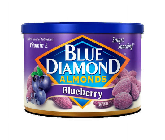 🟠New Blue Diamond Almonds Blueberry All Natural Crunchy Flavored Snack Nuts 6oz