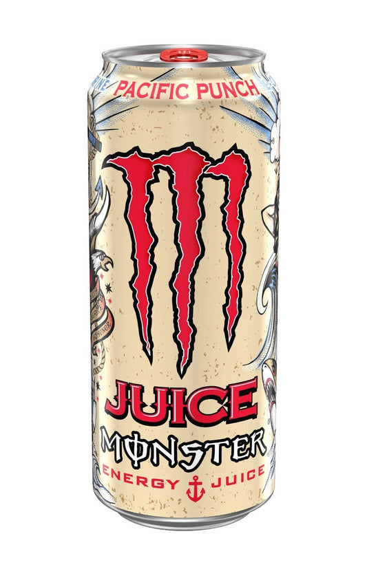 🟠New Limited Edition Monster Pacific Punch Juice + Energy Drink 16oz (1 Can)
