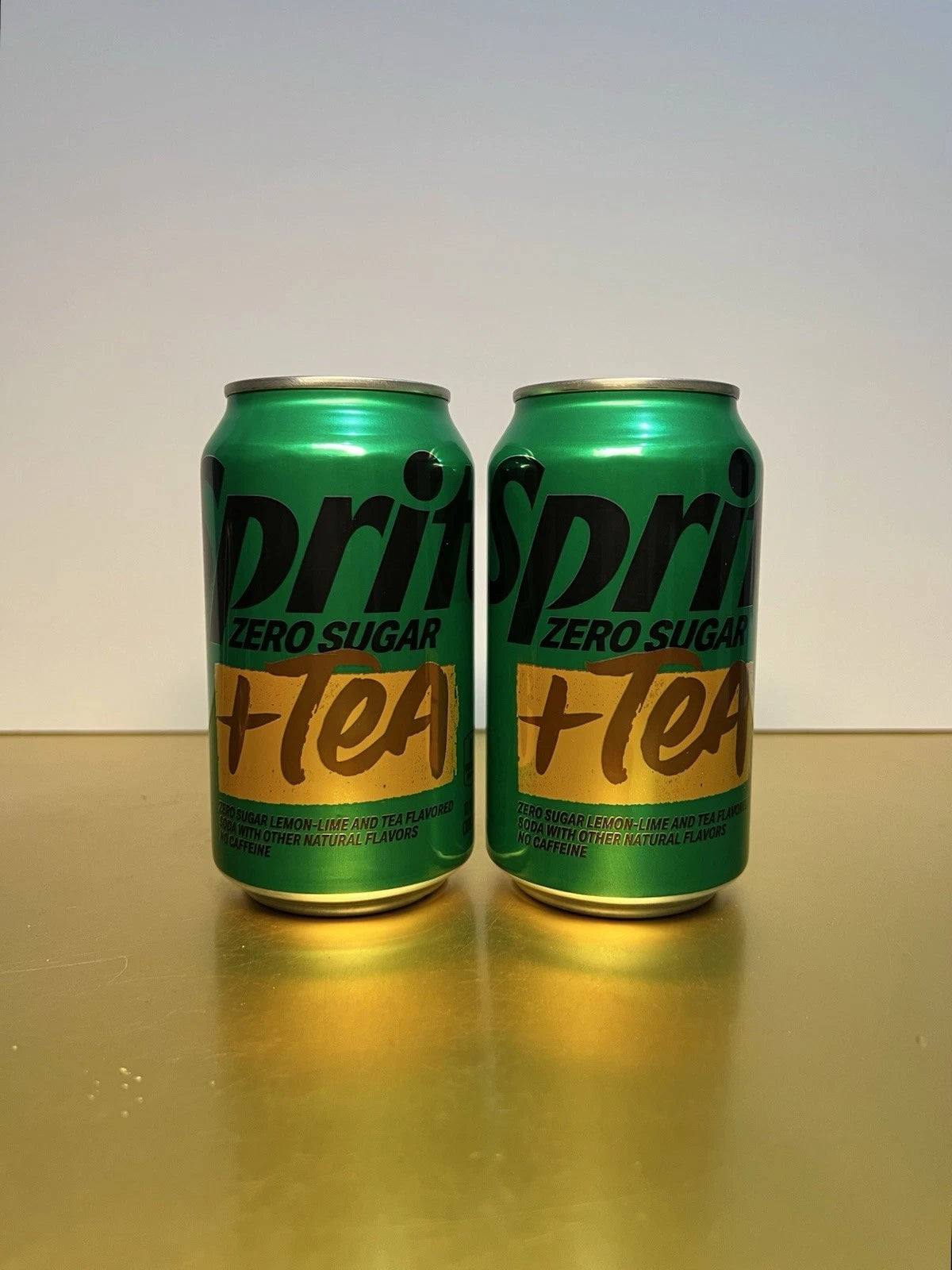 New Limited Edition ZERO SUGAR Sprite + TEA Green Lemon Lime Chill Soda 12floz (2 Cans)
