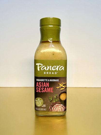 New Panera Bread Vinaigrette Marinade Asian Sesame Salad Dressing 12oz